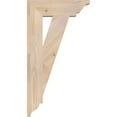 thumbnail image 3 of Ekena Millwork 3 1/2"W x 14"D x 26"H Traditional Traditional Smooth Bracket, Douglas Fir, 3 of 4