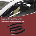 thumbnail image 2 of Unique Bargains 1 Set Window Deflectors for Ford Escape 2013-2019 Side Window Vent Visors Black, 2 of 8