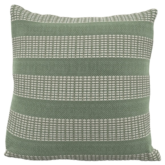 HOMETRENDS 20" x 20" Cameo Seagrass Outdoor Eco Toss Cushion, Removable Cover
