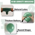 thumbnail image 6 of Sage Green Balloons 50 pcs 12 Inch Matte Dusty Olive  Green Eucalyptus Latex Helium Balloons for Wedding Baby Shower Gender Reveal Birthday Graduation Safari Party Decorations Green-F03, 6 of 13