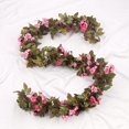 thumbnail image 1 of 17 flores decorativas de ratán rosa flor artificial de ratán flor artificial de ratán tubo de aire acondicionado techo de ratán, 1 of 6