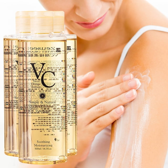Compresa húmeda hidratante refrescante y rejuvenecedora VC Toner, loción de agua hidratante, 500 ml.