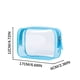 thumbnail image 3 of Bolsa de maquillaje, neceser, neceser grande para mujer, transparente, de gran capacidad, para viaje, neceser de plástico con cremallera., 3 of 3
