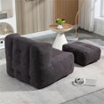 thumbnail image 7 of Bean Bag Chair,Comfortable Bean Bag,Super Soft Lazy Sofa Chair for Living Room,Black, 7 of 7
