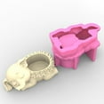 thumbnail image 4 of Milue Elephant Gypsum Flower Pots Silicone Resin Mold Epoxy Resin Casting Mold Decor, 4 of 13