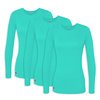 thumbnail image 1 of Sivvan Lot de 3 T-Shirts à Manches Longues Confort pour Femmes, 1 of 4