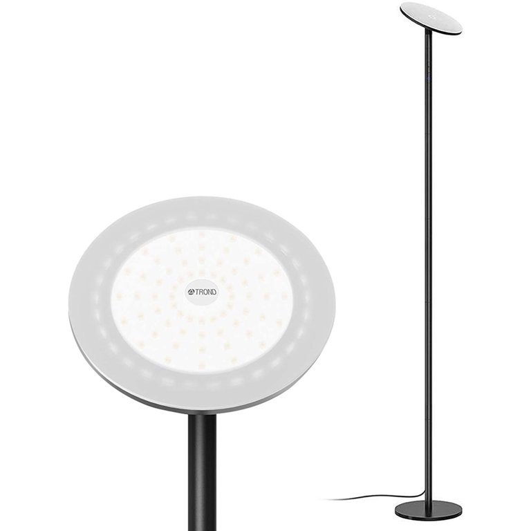 TROND LED Torchiere Floor Lamp, Dimmable 30W, 5500K Natural