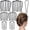 Thick Hair Series, variant on 7 count Metal Hair Side Combs Hair Fork Clip Hair Pin Stick for Updo Bun, U Shape Hair Combs for Hairstyle Hair Accessories, Fine Hair Combination