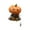 Orange, variant on 3.14 Inch Pumpkin Scarecrow Fishing Figure, Resin Garden Statue Outdoor Decor, Sitting Fall Ornament for Yard Lawn Pond Halloween Display