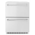 thumbnail image 2 of ZLINE 24 in. Touchstone 168 Can Outdoor-Rated Dual Refrigerator Drawer with Stainless Steel Doors (RDSO-ST-24), 2 of 2
