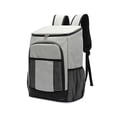 thumbnail image 1 of keepw Insulated Adjustable Shoulder Outdoor Thermal Container Large Capacity Tear-Resistant Food Backpack Beach Camping Gray, 1 of 8