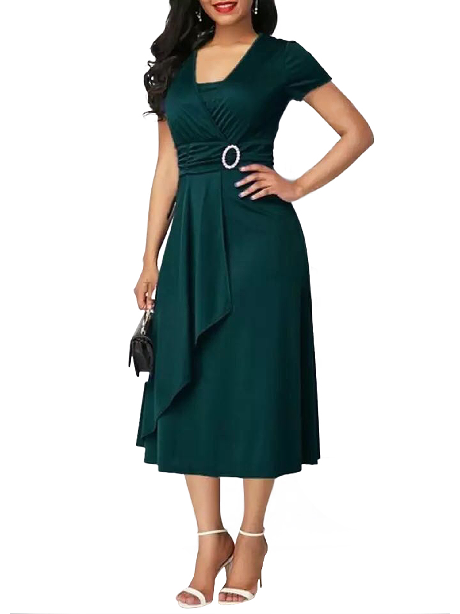 m and s ladies midi dresses