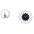 thumbnail image 1 of Estatua de niña,Estatuas de mujeres y niñas,figuritas decorativas elegantes,Reloj de pared grande,Reloj de pared acrílico silencioso sin tictac,Reloj de pared grande para, 1 of 8