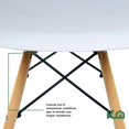 thumbnail image 4 of Silla Tipo Eames Moderna Set 4 Pzas Para Comedor Minimalista gris, 4 of 7