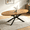 Walnut Table*1, variant on 63"-78.7" Extendable Round Dining Table Set for 4, 5 Piece Mid Century Modern Oval Kitchen Table Set, Large Dining Table with 4 Dining Chairs for Living Room Space Saving