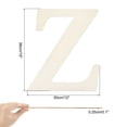 thumbnail image 2 of 15 Inch Wooden Letter,Large Blank Unfinished Wooden Alphabet Letters for Crafts, DIY Projects, Birthday, Party(Letter Z), 2 of 7