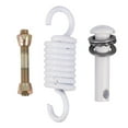 thumbnail image 1 of ColoMX 1 Juego de piezas de resorte de cesta colgante Kit de gancho de columpio para hamaca Accesorio para silla colgante, 1 of 7