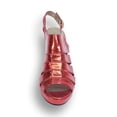 thumbnail image 2 of FLORAL Jules Women's Wide Width High Heel Platform Dress Slingback RED 10.5, 2 of 6