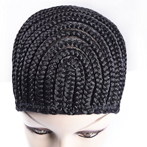 Refined Braided Wig caps crotchet cornrows cap For Easier Sew In caps