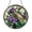 Acrylic 3.5 Inch, variant on Praying Mantis with Purple Bloom Glass Suncatcher Window Decor, Colorful Insect Garden Scene