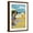 Brown Frame, variant on Art.com Indiana Dunes National Seashore, Indiana - Woman on Beach Art Print by Lantern Press, Brown Frame Wall Art, 17" x 23"