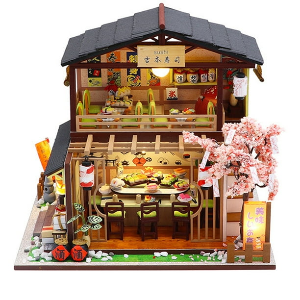 DIY Modelo Restaurante Casa Montaje en Miniatura Regalo