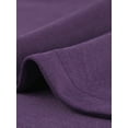 thumbnail image 5 of INSPIRE CHIC Boléro Ouvert pour Femme, Ourlet Arrondi, Cardigan Court, Violet Foncé, TP, 5 of 5