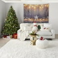 thumbnail image 2 of Fabric Christmas Backdrop, Vintage Christmas Decoration for Wall decoration, Curtain Partition, Poster Display, or Temporary Cover,51X59in, 2 of 6