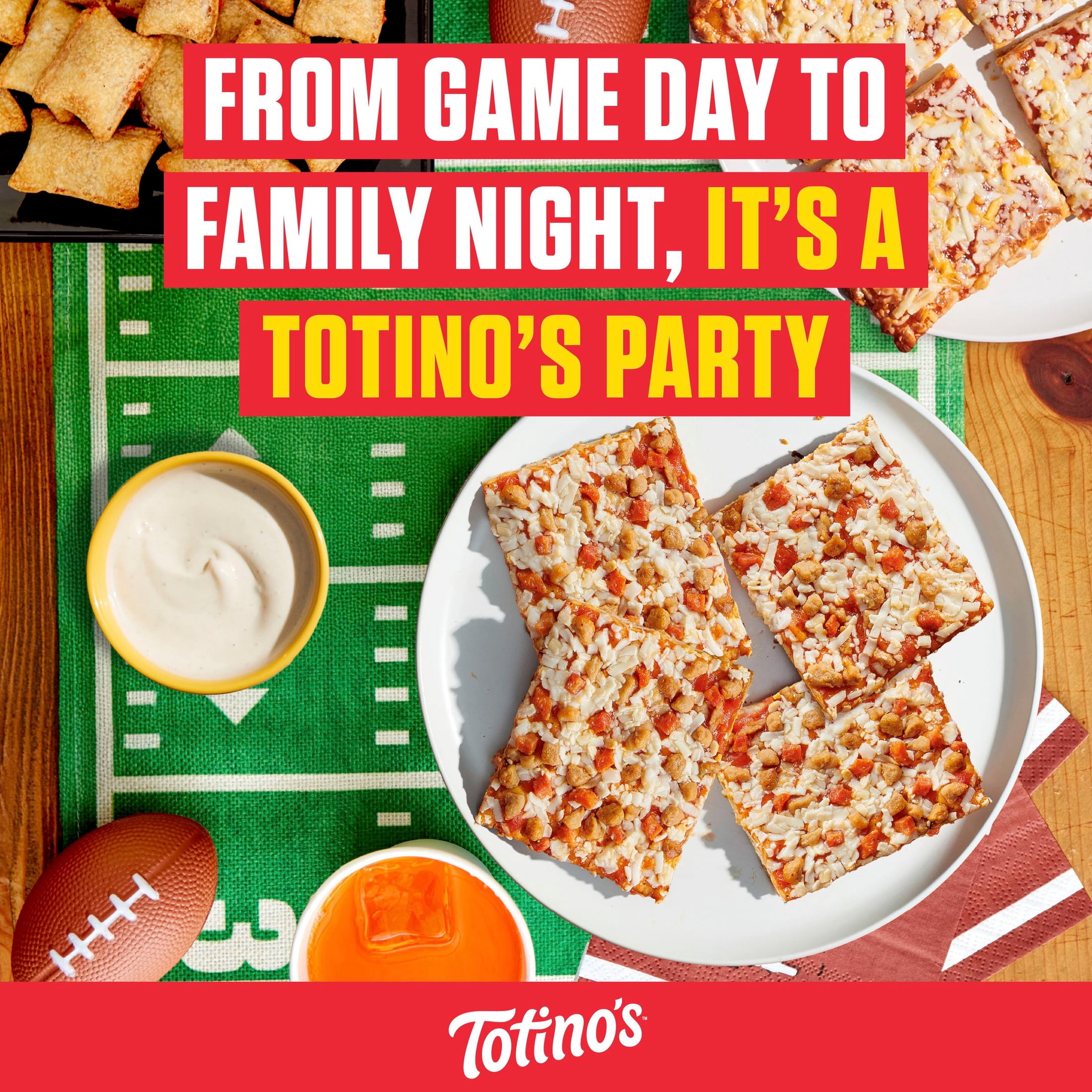 Totino's Party Pizza, Combination, Oven Ready, Thin Crust, 20g Protein, 10.7 oz (Frozen)