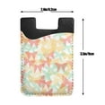 thumbnail image 6 of YFYANG Universal Adhesive Cell Phone Card Holder, Pastel Butterfly Pattern Leather Cell Phone Wallet Sticker, 6 of 6