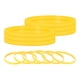 thumbnail image 1 of Uxcell 12Pcs Pulseras de Goma, Pulseras de Silicona de Color Sólido para Deporte/Entrenamiento/Baloncesto Hombres Mujeres Adolescentes [Amarillo], 1 of 6