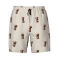 thumbnail image 4 of Lsque Mens Swim Trunks Labrador Retriever Dog Pattern - Bathing Suit Compression Liner - Beach Swim Shorts Swimwear - (S-3XL) - Stretch Quick Dry -Medium, 4 of 9