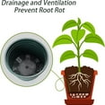 thumbnail image 4 of Bgsha 50/100pcs 7.5/10cm Rounds Flower Pot Hole Mesh Pad, Keep Soil from Flowing Away, 4 of 9