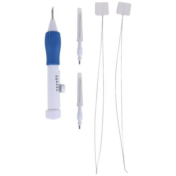 White Blue Three Sized Embroidery needle Punch Needle Punching Punch Needle Tool Set xwm25