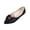 Black, variant on Women's Pointed Toe Dress Flats,Slip-On Ballet Flat for Women Leather Comfortable Bow Memory Foam Insole for Work Office Lady Shoe