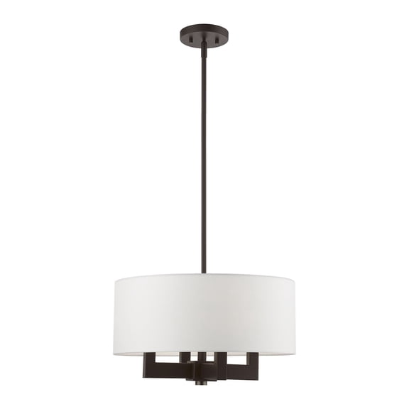 Livex Lighting - Cresthaven - 4 Light Chandelier in Contemporary Style - 18