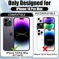 thumbnail image 2 of for iPhone 14 Pro Max Case, Compatible with MagSafe, Matte Luxury Soft Metallic Luster for Women Girls with Full Camera Lens Protection Shockproof Slim Phone Case, Royal Blue, 2 of 14