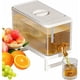 thumbnail image 1 of Dispensador de agua y jugo, construcción duradera de PP y PET, rango de temperatura de -70 °C a 120 °C, anillos de silicona a prueba de fugas, diseño de refrigerador que ahorra espacio, fácil de, 1 of 5