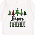 thumbnail image 3 of Inktastic Buon Natale Festive Christmas Trees Toddler Sweatshirt, 3 of 4