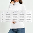 thumbnail image 3 of Chiccall Women's Turtleneck Long Sleeve Base Layer Top, Stretchy Slim Fit Thermal Shirt with Thumb Holes for Fall Winter Layering, 3 of 10