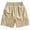 Khaki, variant on DDAPJ pyju Men's Cargo Sweat Shorts Elastic Waist Drawstring Workout Jogger Shorts Cotton Ripstop Hiking Shorts Relaxed Fit Work Shorts with Multi Pockets Khaki 3XL