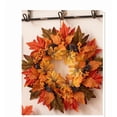 thumbnail image 5 of Aurorax Fall Wreaths for Front Door 22 inch,Fall Wreath Decorations with Sunflower Pumpkin Maple Leaves Farmhouse Sunflower Wreath Decor Indoor Wall Mantel, 5 of 6
