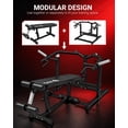 HeeH Chest Press Machine with Adjustable Bench, Heavy Duty Strength ...