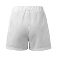thumbnail image 5 of WAYUTE Women's Shorts Straight Leg High Waist Sports Loose Shorts Trendy Solid Color with Pockets Stretchy for Summer Casual Outdoor, 5 of 6