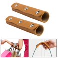 thumbnail image 1 of destyer 2x Housse de Protection en Cuir pour Poignée de Sac de Voyage Orange, 1 of 9