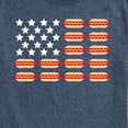 thumbnail image 3 of Instant Message - Hot Dog Flag - Men's Short Sleeve Graphic T-Shirt, 3 of 6