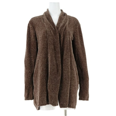 AnyBody - AnyBody Loungewear Chenille Relaxed Blazer Cardigan A310158 ...