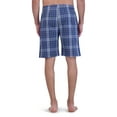 thumbnail image 5 of Hanes Men's and Big Men's Woven Stretch Sleep Jam Shorts, 2-Pack, 5 of 11