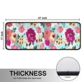 thumbnail image 5 of Kitchen Rugs Sets Of 2,Pioneer Flower Floral Print Pattern Anti Fatigue Kitchen Mat Rugs Non Slip Washable,Decorative Kitchen Floor Mats for Kitchen,Sink,Laundry,17"x47"+17"x47", 5 of 5