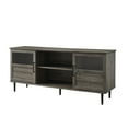 thumbnail image 4 of Slate Grey Split Panel Door TV Stand for TVs up to 64" by Manor Park, 4 of 6